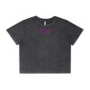 Wo's Stone Wash Heavy Crop Tee Thumbnail