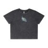 Wo's Stone Wash Heavy Crop Tee Thumbnail