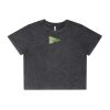 Wo's Stone Wash Heavy Crop Tee Thumbnail