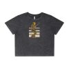 Wo's Stone Wash Heavy Crop Tee Thumbnail