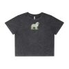 Wo's Stone Wash Heavy Crop Tee Thumbnail
