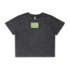 Wo's Stone Wash Heavy Crop Tee Thumbnail