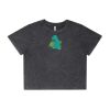 Wo's Stone Wash Heavy Crop Tee Thumbnail