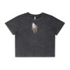 Wo's Stone Wash Heavy Crop Tee Thumbnail
