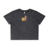 Wo's Stone Wash Heavy Crop Tee Thumbnail