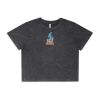 Wo's Stone Wash Heavy Crop Tee Thumbnail