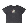 Wo's Stone Wash Heavy Crop Tee Thumbnail