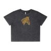 Wo's Stone Wash Heavy Crop Tee Thumbnail