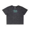 Wo's Stone Wash Heavy Crop Tee Thumbnail