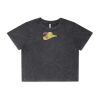 Wo's Stone Wash Heavy Crop Tee Thumbnail