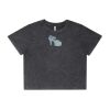 Wo's Stone Wash Heavy Crop Tee Thumbnail