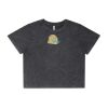 Wo's Stone Wash Heavy Crop Tee Thumbnail