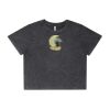 Wo's Stone Wash Heavy Crop Tee Thumbnail