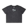 Wo's Stone Wash Heavy Crop Tee Thumbnail