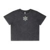 Wo's Stone Wash Heavy Crop Tee Thumbnail