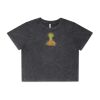 Wo's Stone Wash Heavy Crop Tee Thumbnail