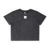 Wo's Stone Wash Heavy Crop Tee Thumbnail