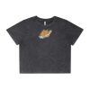 Wo's Stone Wash Heavy Crop Tee Thumbnail