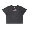 Wo's Stone Wash Heavy Crop Tee Thumbnail