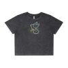Wo's Stone Wash Heavy Crop Tee Thumbnail