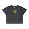 Wo's Stone Wash Heavy Crop Tee Thumbnail