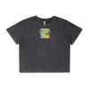 Wo's Stone Wash Heavy Crop Tee Thumbnail