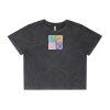 Wo's Stone Wash Heavy Crop Tee Thumbnail