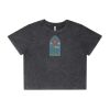 Wo's Stone Wash Heavy Crop Tee Thumbnail