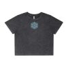 Wo's Stone Wash Heavy Crop Tee Thumbnail