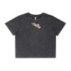 Wo's Stone Wash Heavy Crop Tee Thumbnail
