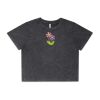 Wo's Stone Wash Heavy Crop Tee Thumbnail