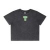 Wo's Stone Wash Heavy Crop Tee Thumbnail