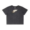 Wo's Stone Wash Heavy Crop Tee Thumbnail