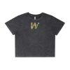 Wo's Stone Wash Heavy Crop Tee Thumbnail