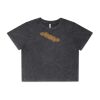 Wo's Stone Wash Heavy Crop Tee Thumbnail