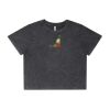 Wo's Stone Wash Heavy Crop Tee Thumbnail