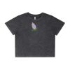 Wo's Stone Wash Heavy Crop Tee Thumbnail