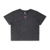 Wo's Stone Wash Heavy Crop Tee Thumbnail