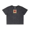 Wo's Stone Wash Heavy Crop Tee Thumbnail