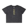 Wo's Stone Wash Heavy Crop Tee Thumbnail
