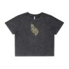 Wo's Stone Wash Heavy Crop Tee Thumbnail