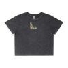 Wo's Stone Wash Heavy Crop Tee Thumbnail