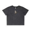 Wo's Stone Wash Heavy Crop Tee Thumbnail