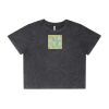 Wo's Stone Wash Heavy Crop Tee Thumbnail