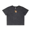 Wo's Stone Wash Heavy Crop Tee Thumbnail