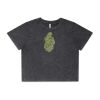 Wo's Stone Wash Heavy Crop Tee Thumbnail