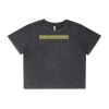 Wo's Stone Wash Heavy Crop Tee Thumbnail