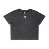 Wo's Stone Wash Heavy Crop Tee Thumbnail