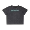 Wo's Stone Wash Heavy Crop Tee Thumbnail