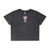 Wo's Stone Wash Heavy Crop Tee Thumbnail